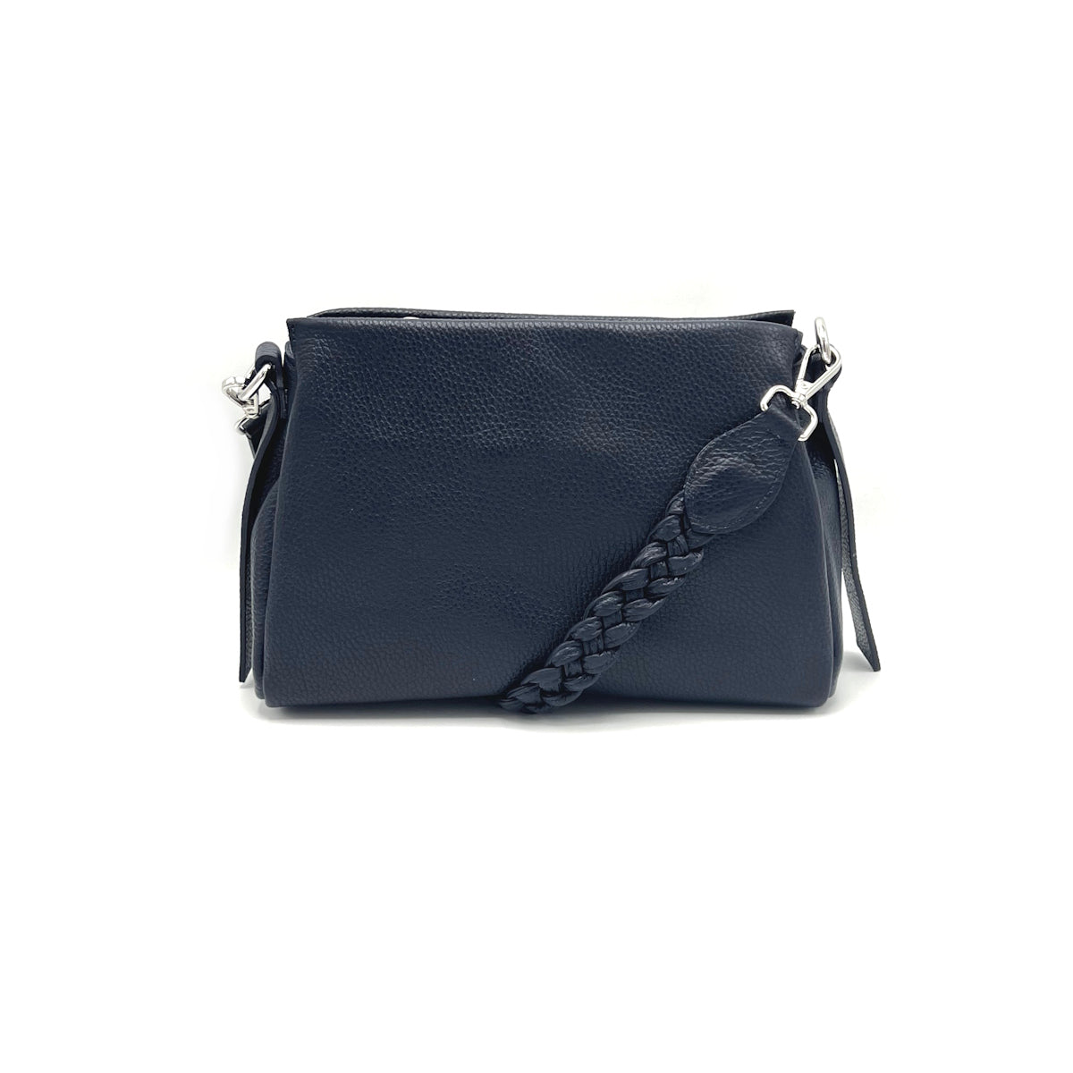 Genuine leather shoulder bag, Made in Italy, art. 112621