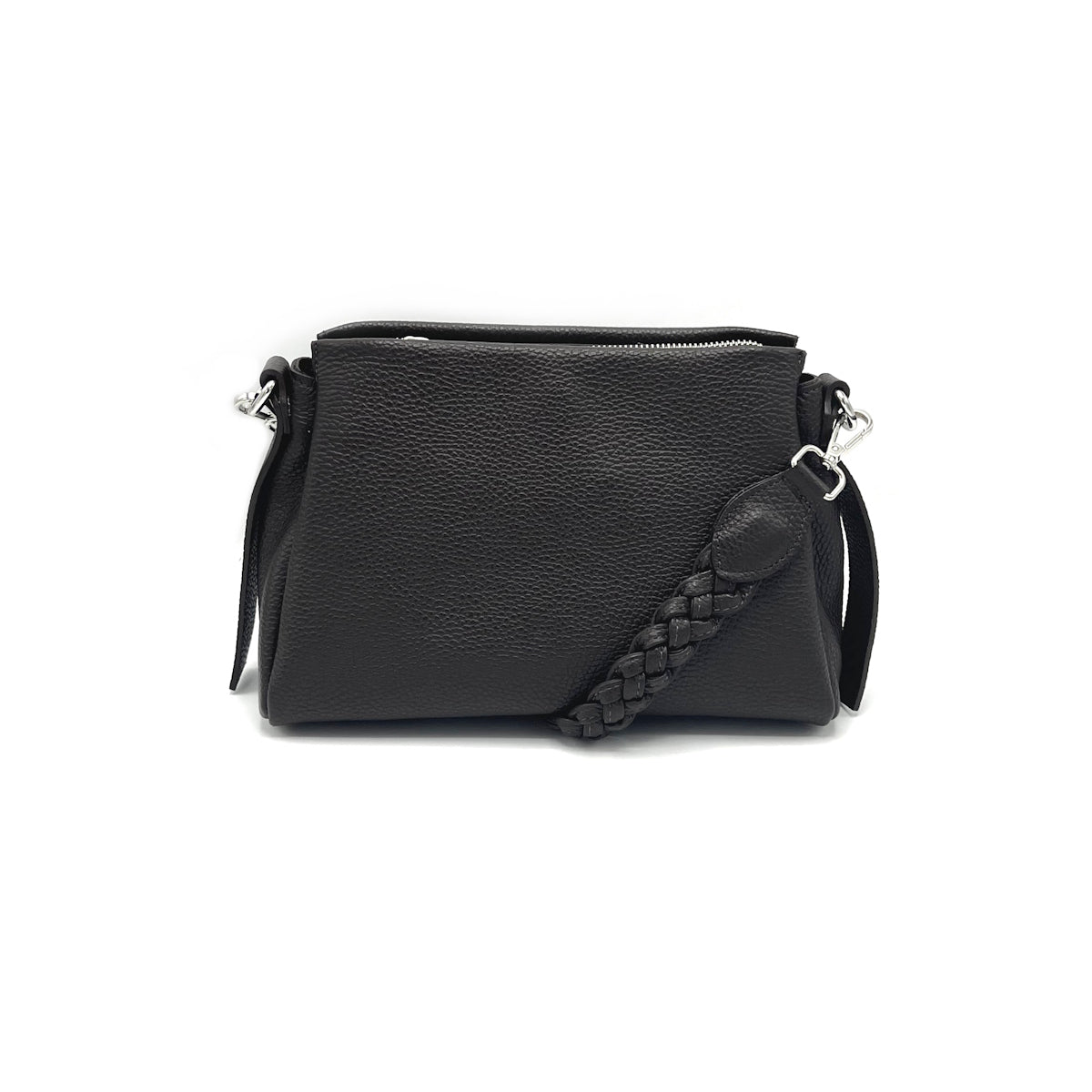 Genuine leather shoulder bag, Made in Italy, art. 112621