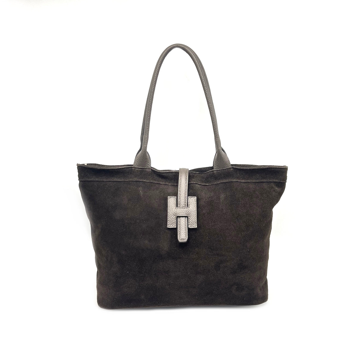 Suede leather crossbody bag, Made in Italy, art. 112626