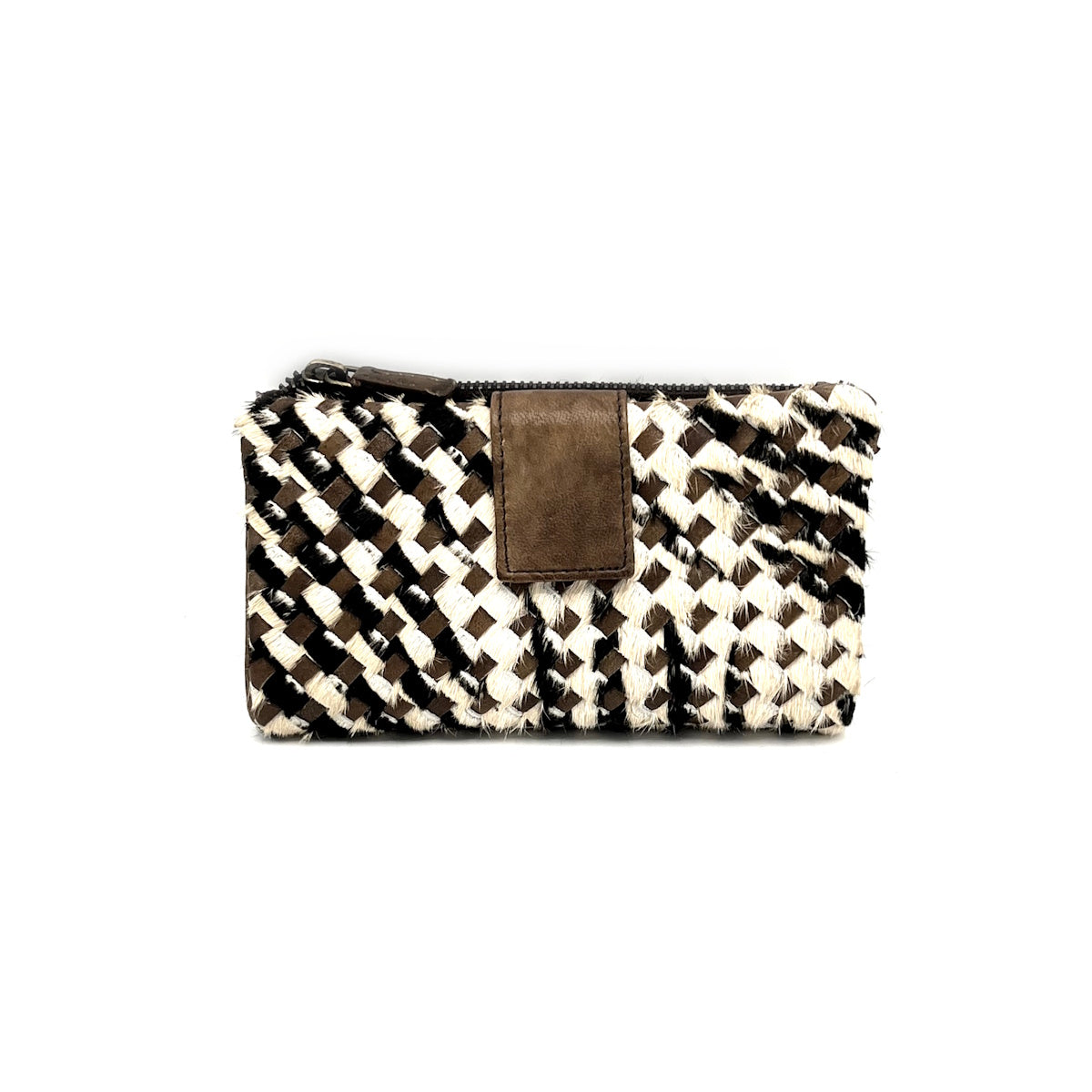 Wallet in washed leather, vintage effect, art. ZE5025