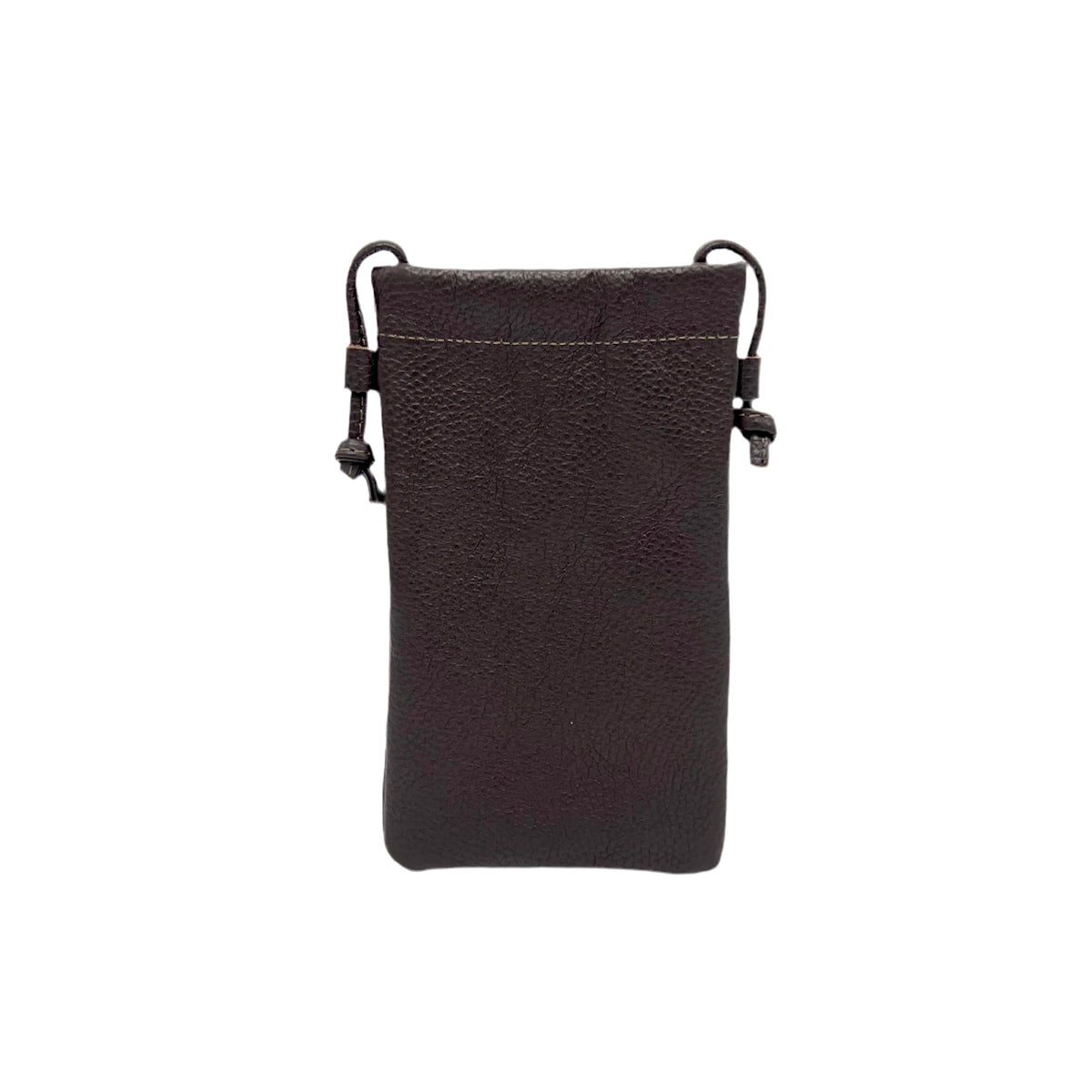 Genuine leather crossbody phone bag, Made in Italy, art. 112628