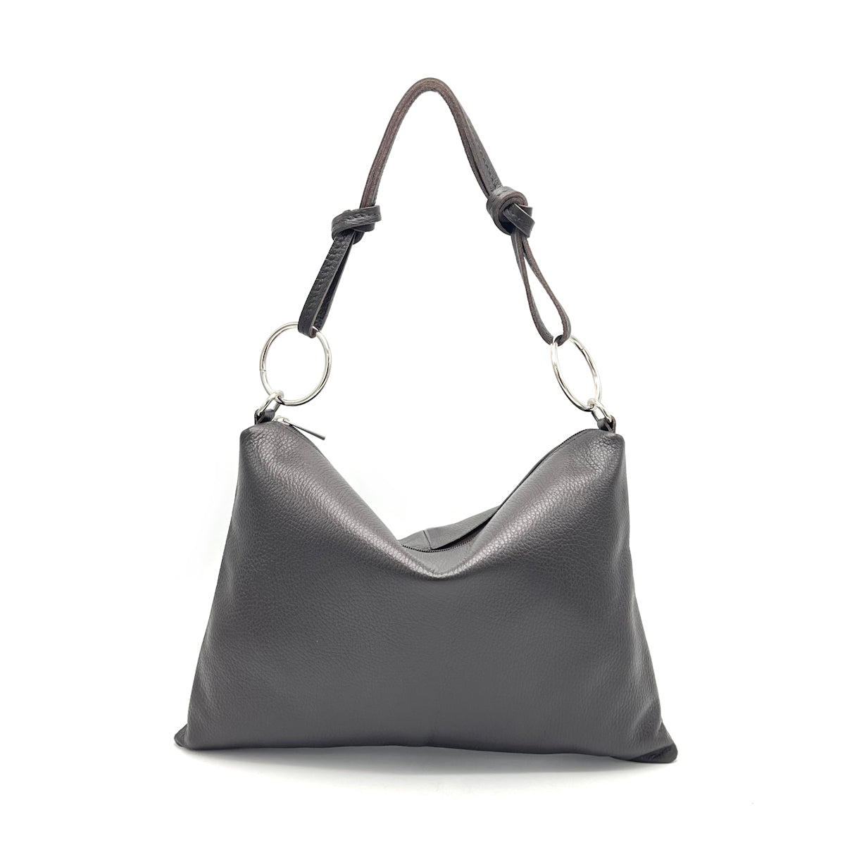 Genuine leather shoulder bag, Made in Italy, art. 112586