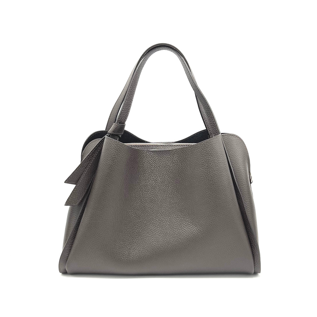 Genuine leather hand bag XL, Made in Italy, art. 112643