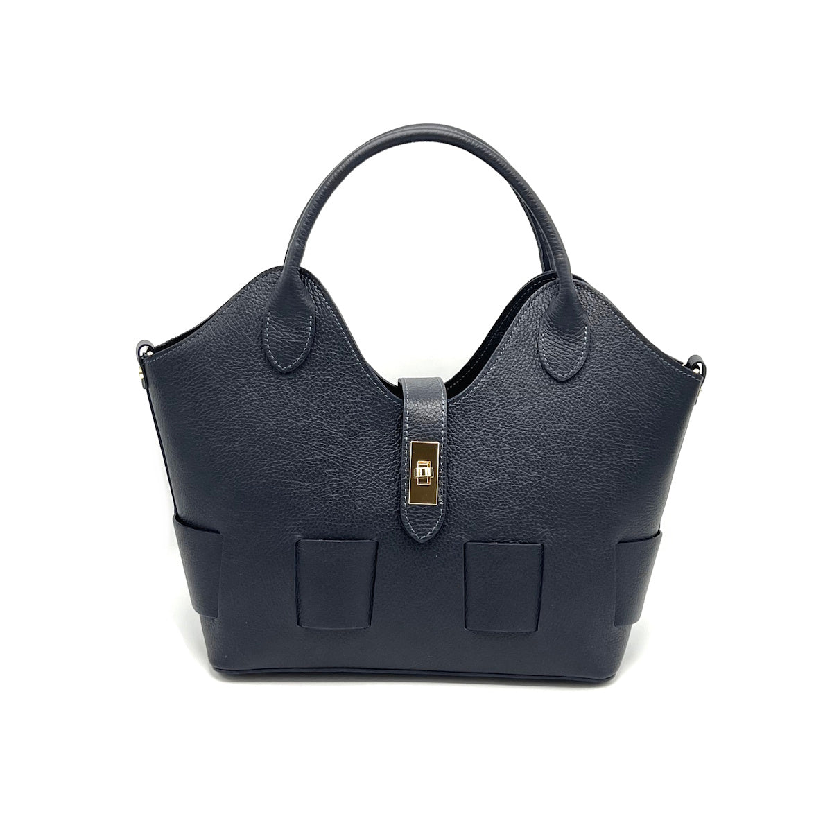 Genuine leather shoulder bag, Made in Italy, art. 112599