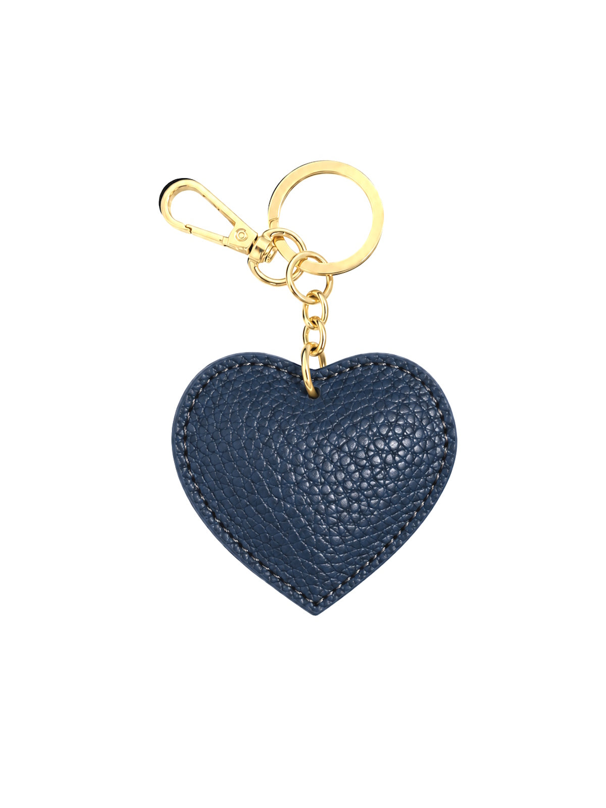 Genuine Leather Heart Keychain & Bag Charm, art. PO08