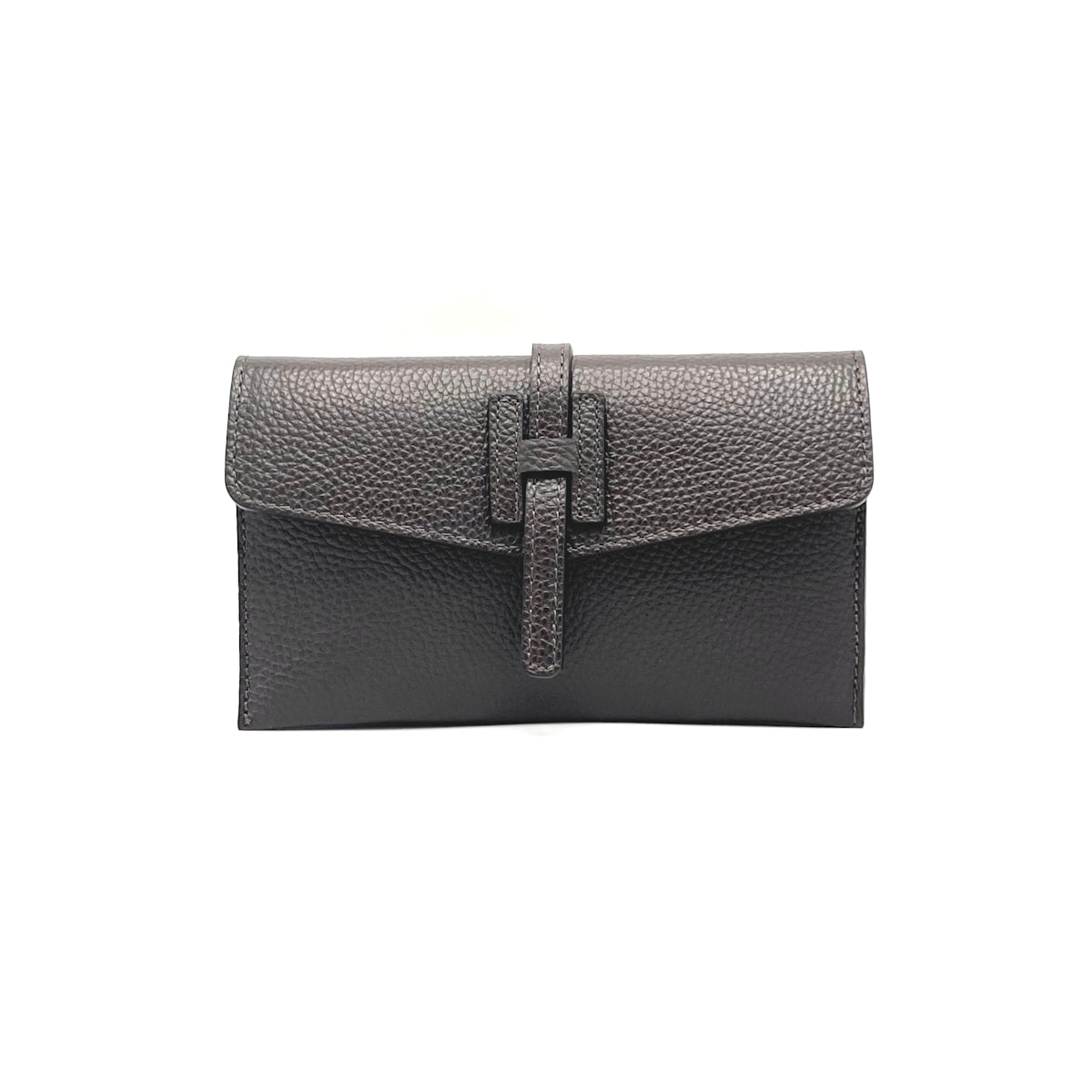 Genuine leather mini clutch bag, Made in Italy, art. 112592