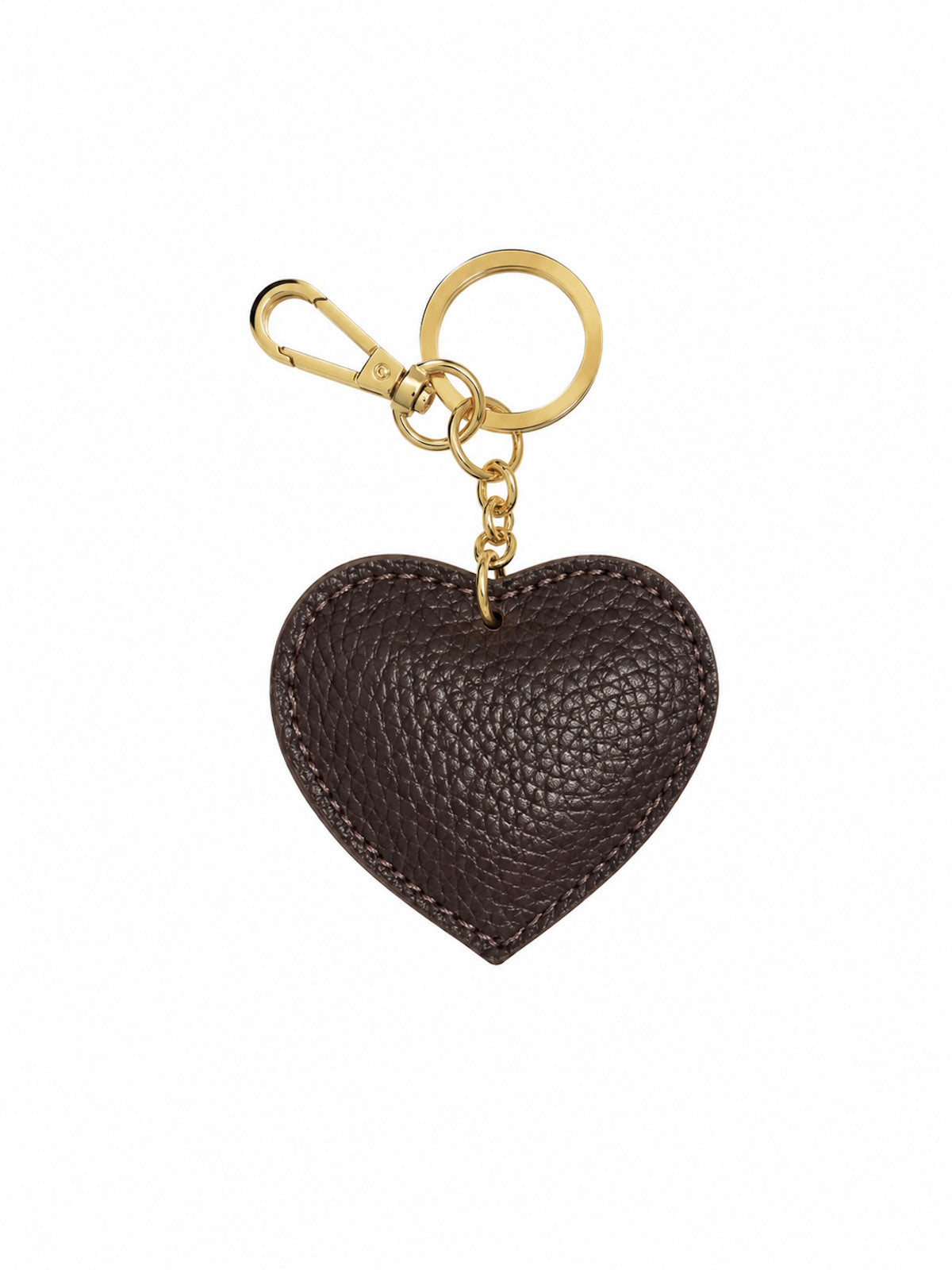 Genuine Leather Heart Keychain & Bag Charm, art. PO08