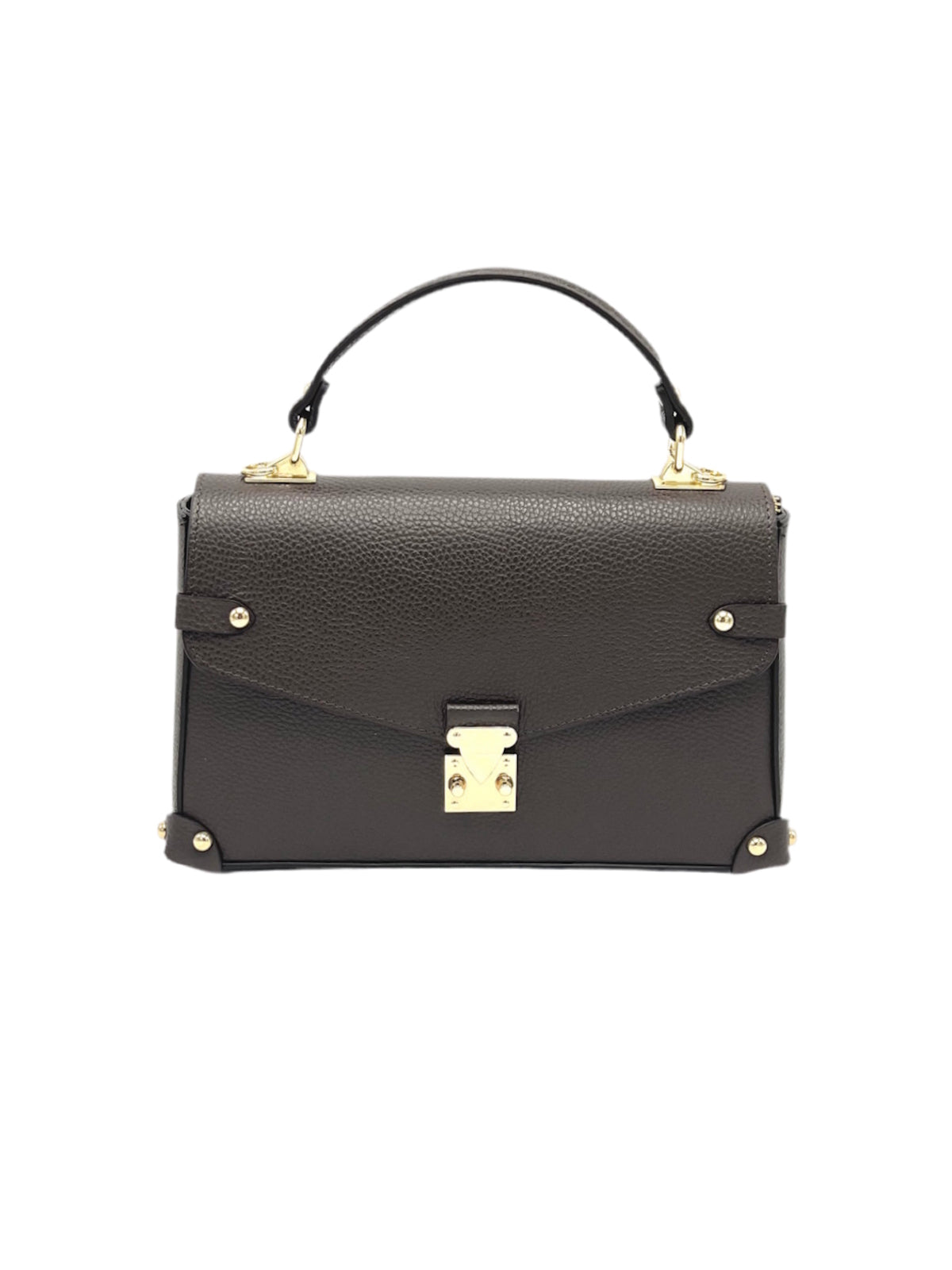 Genuine leather shoulder bag, Made in Italy, art. 112639