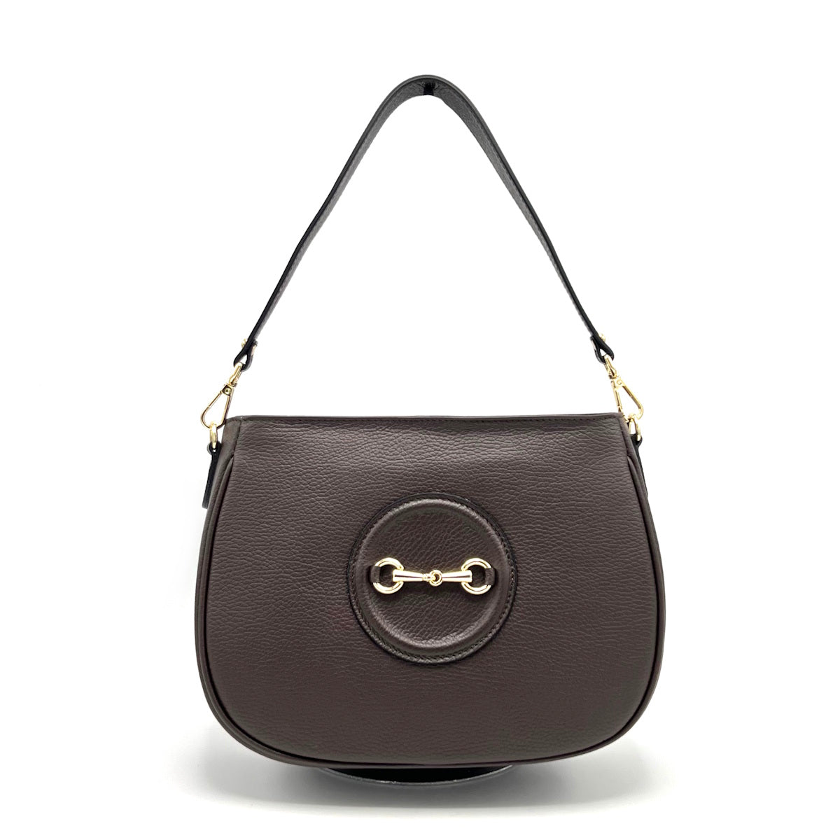 Genuine leather shoulder bag, Made in Italy, art. 112627