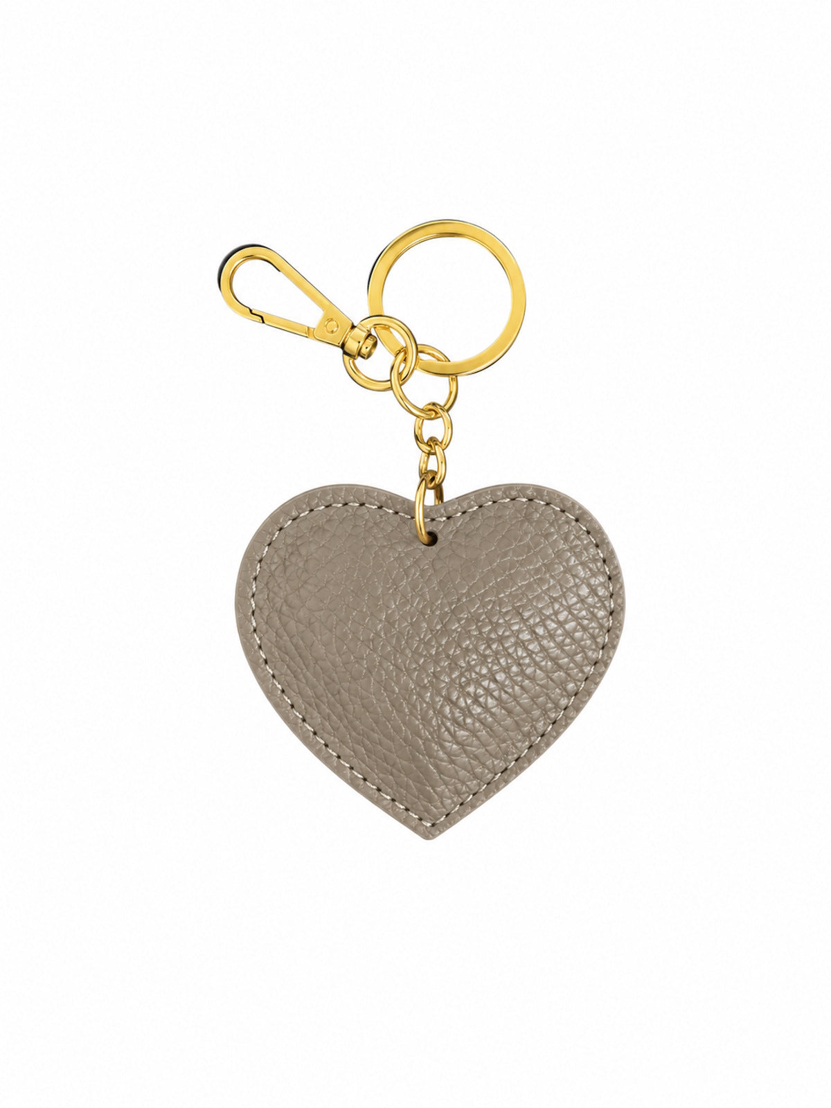 Genuine Leather Heart Keychain & Bag Charm, art. PO08