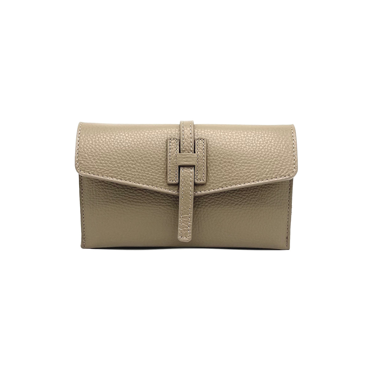 Genuine leather mini clutch bag, Made in Italy, art. 112592