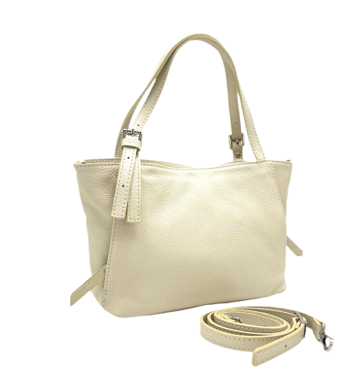 Genuine leather handbag, Small size, Made in Italy, art. 112494