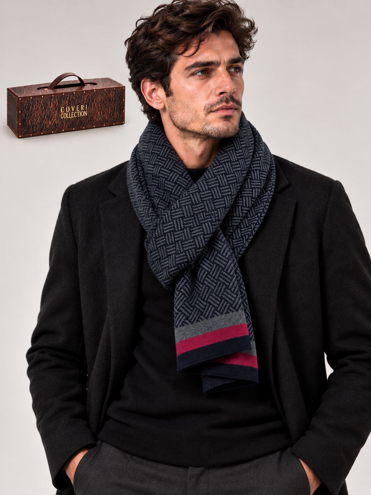Christmas Gift for Him | Thick & Soft Winter Scarf with Cashmere-Like Feel,  Art. 261553
