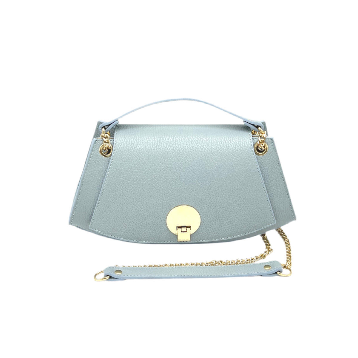 Genuine leather chain bag, for women, made in Italy, art. 112439