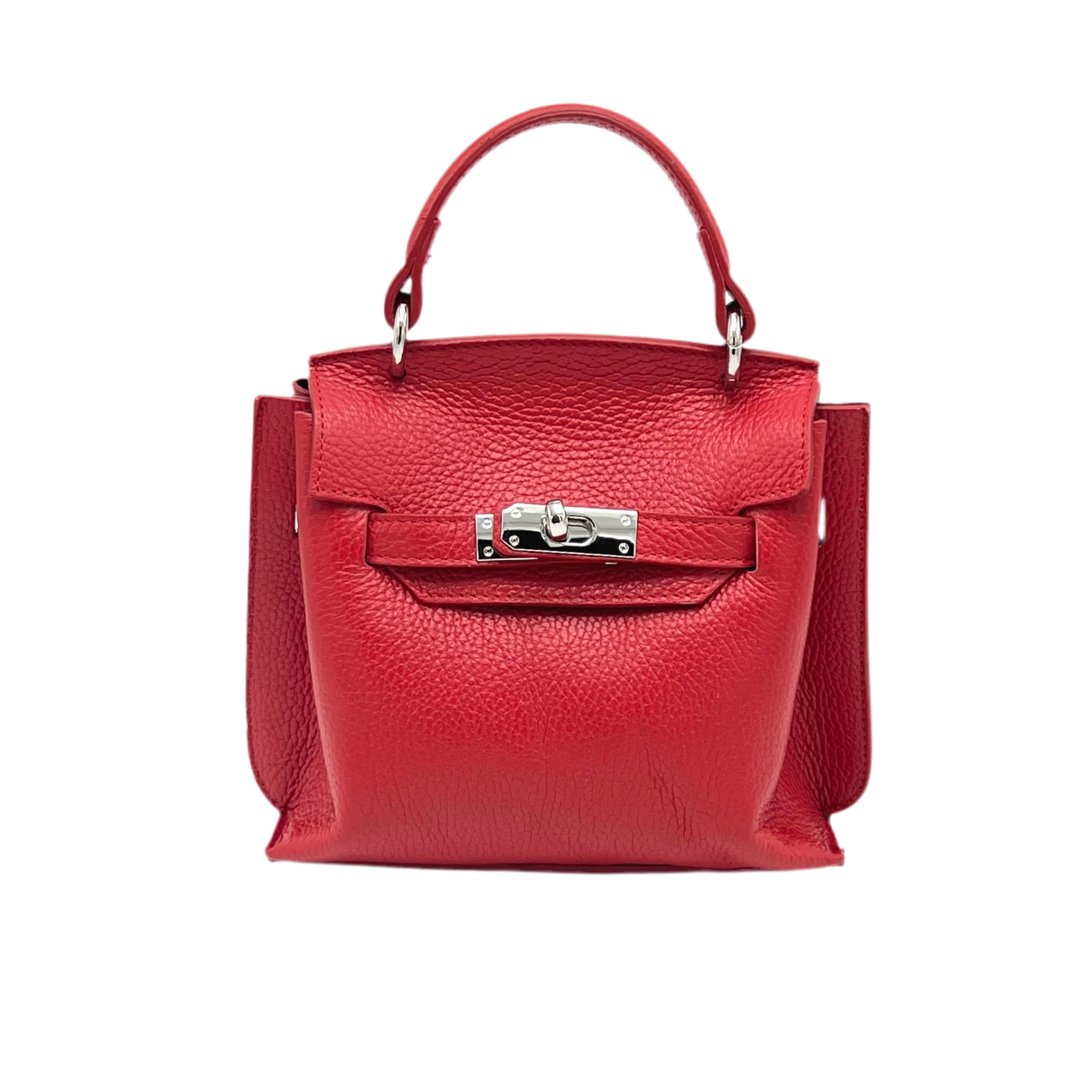 Genuine leather shoulder bag, Made in Italy, art. 112584