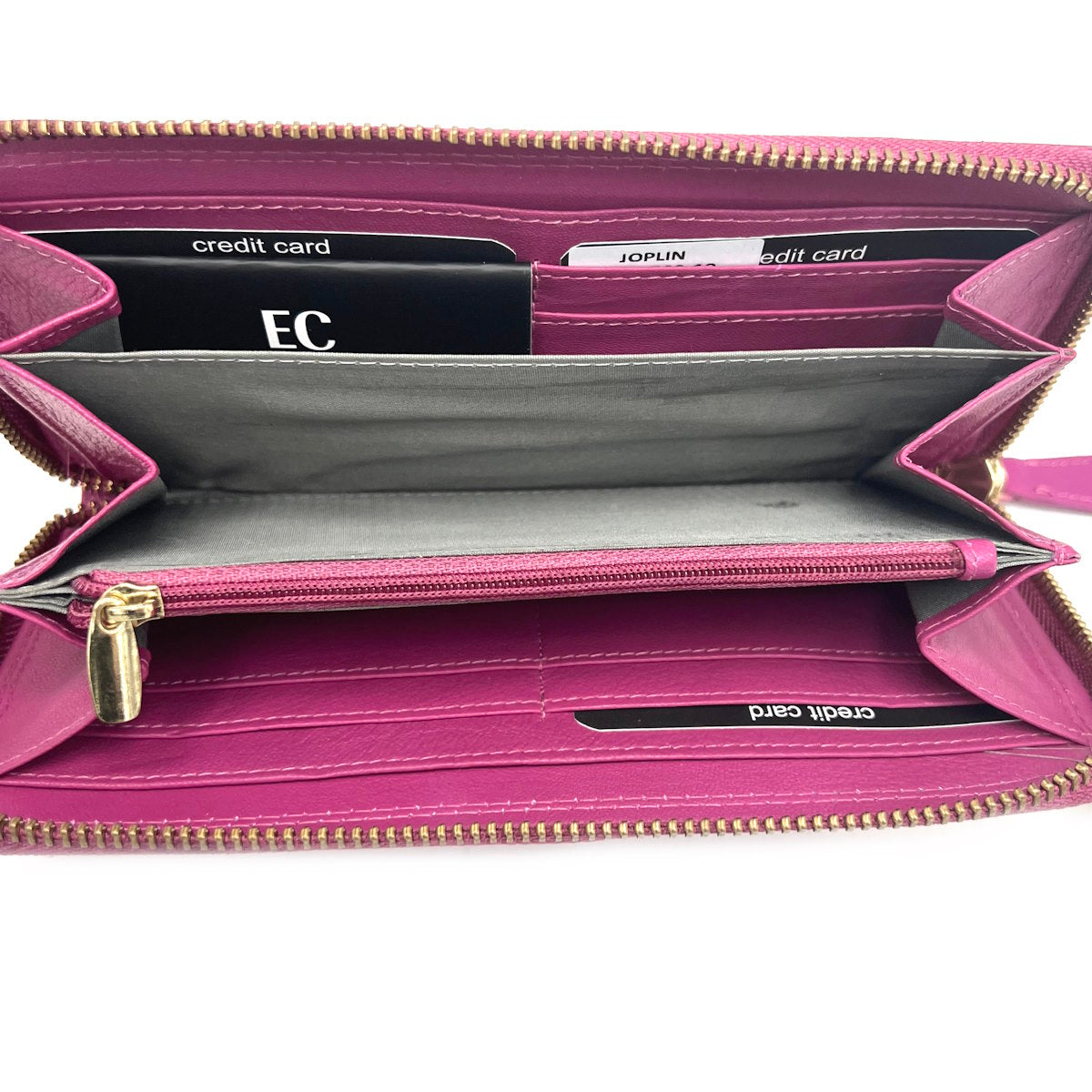 Women's genuine leather wallet with card holder, EC COVERI, art. EC25760-19.290