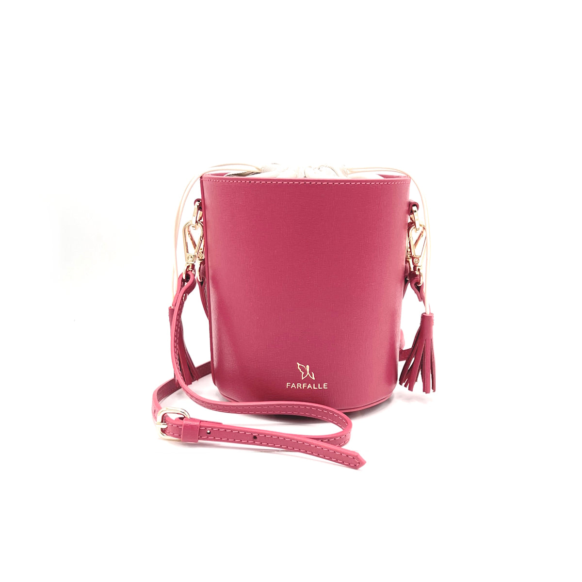 Genuine leather bucket bag, Made in Italy, art. 112613