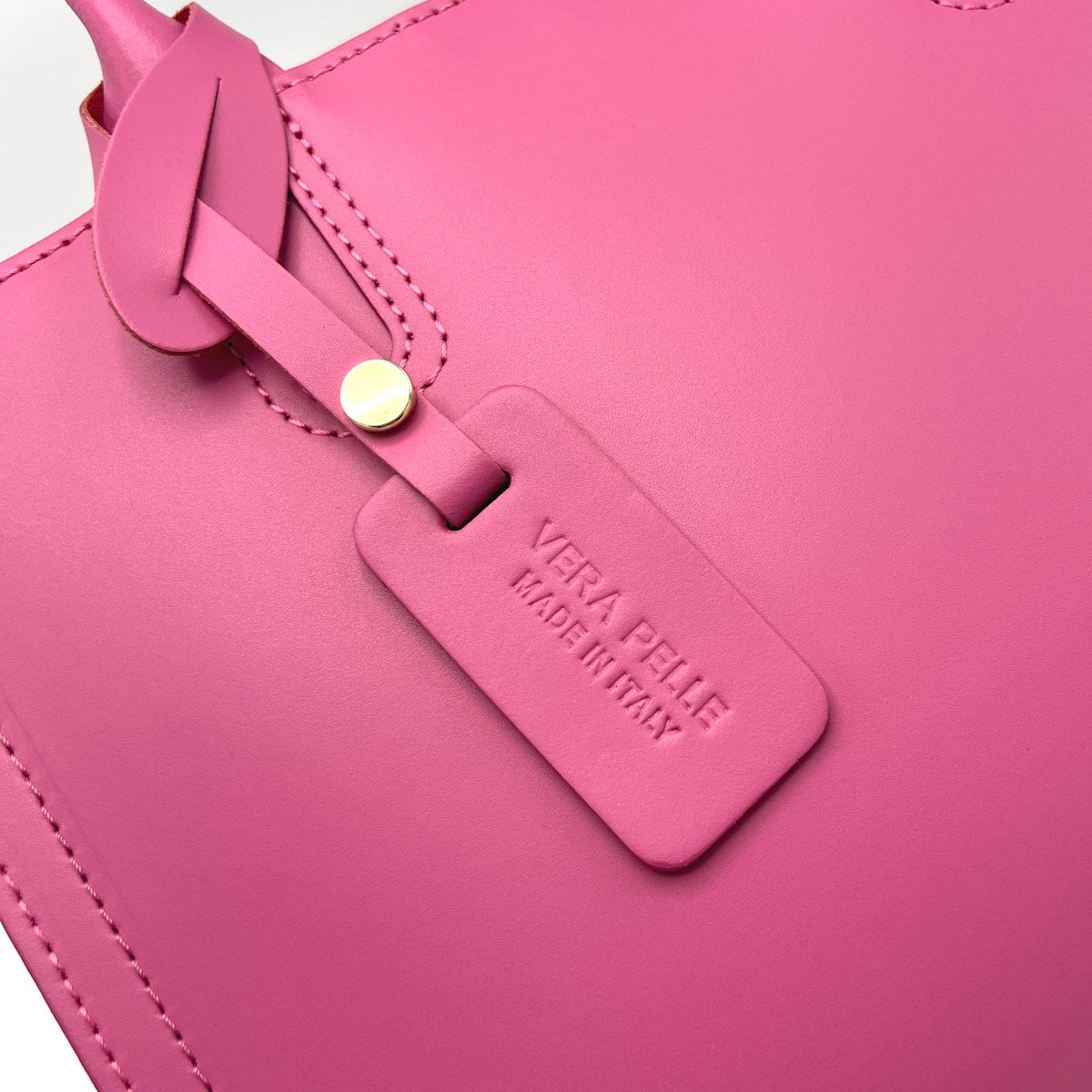 Genuine leather handbag, Made in Italy, art. 112577