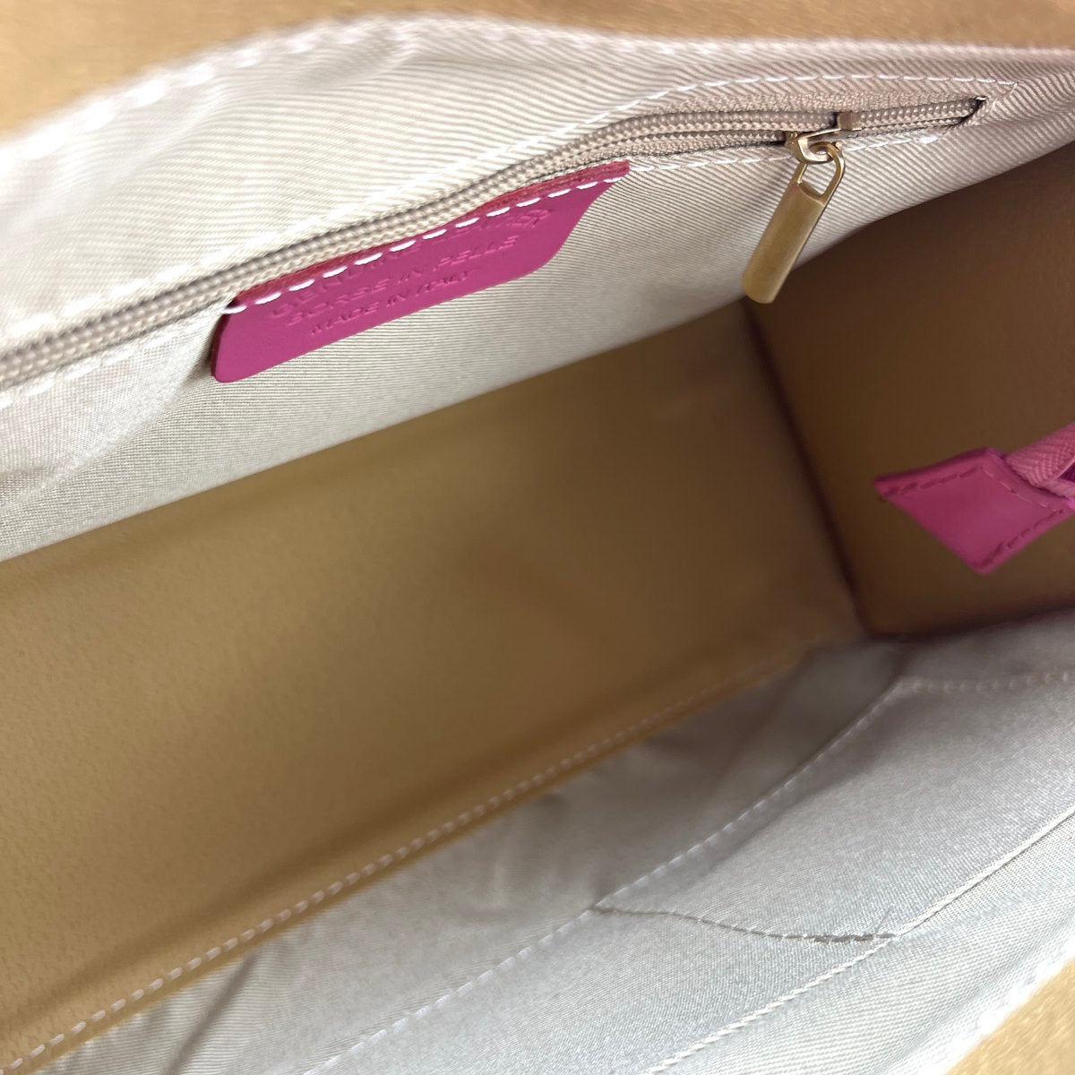 Genuine leather handbag, Made in Italy, art. 112577