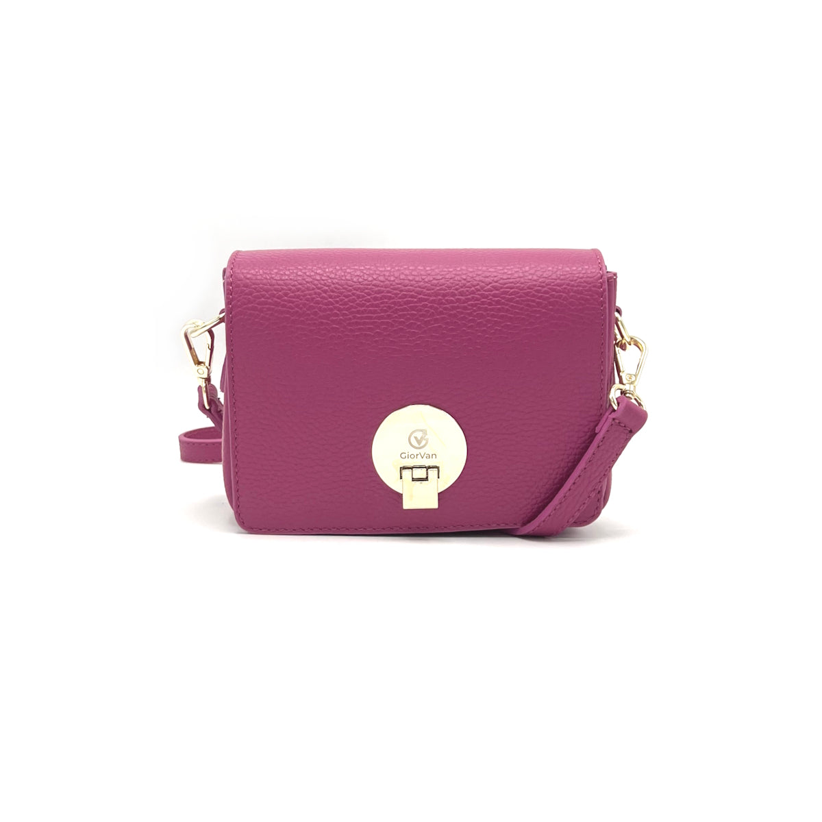 Genuine leather shoulder bag, Made in Italy, art. 112438GV