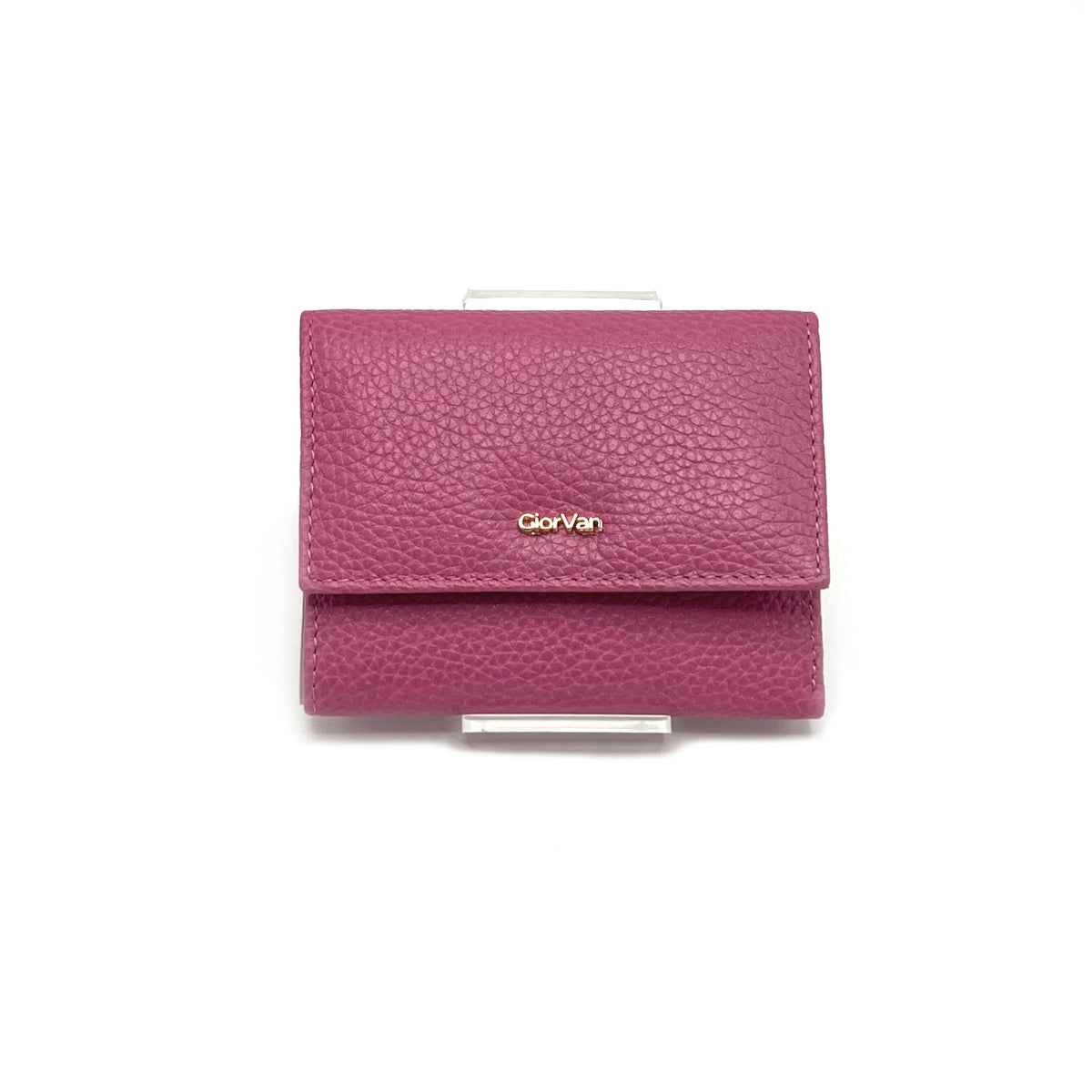Women&#39;s genuine leather wallet, Made in Italy, art. 40779GV