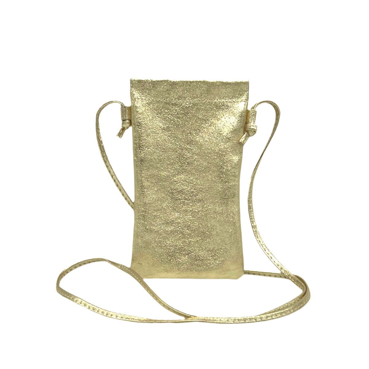 Genuine leather crossbody phone bag, Made in Italy, art. 112628