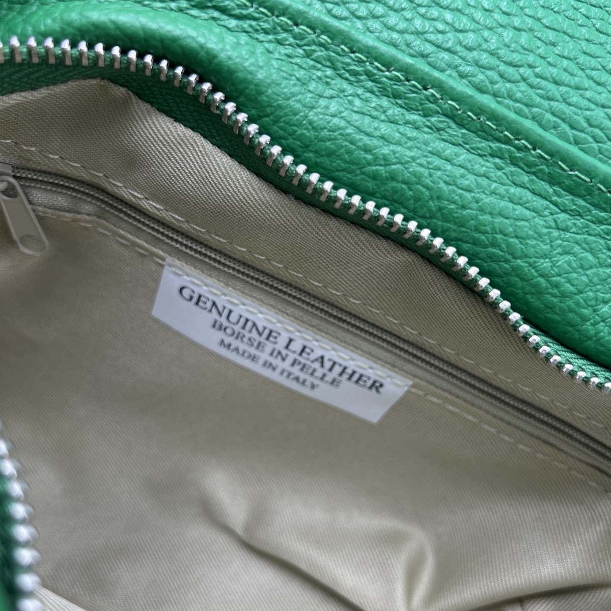 Borsa a tracolla in vera pelle, da donna, made in Italy, 112436