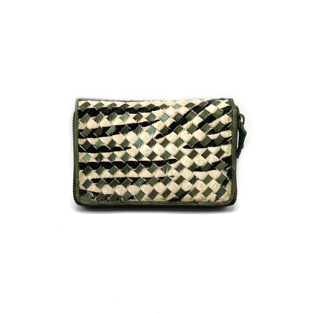 Wallet in washed leather, vintage effect, art. ZE1040