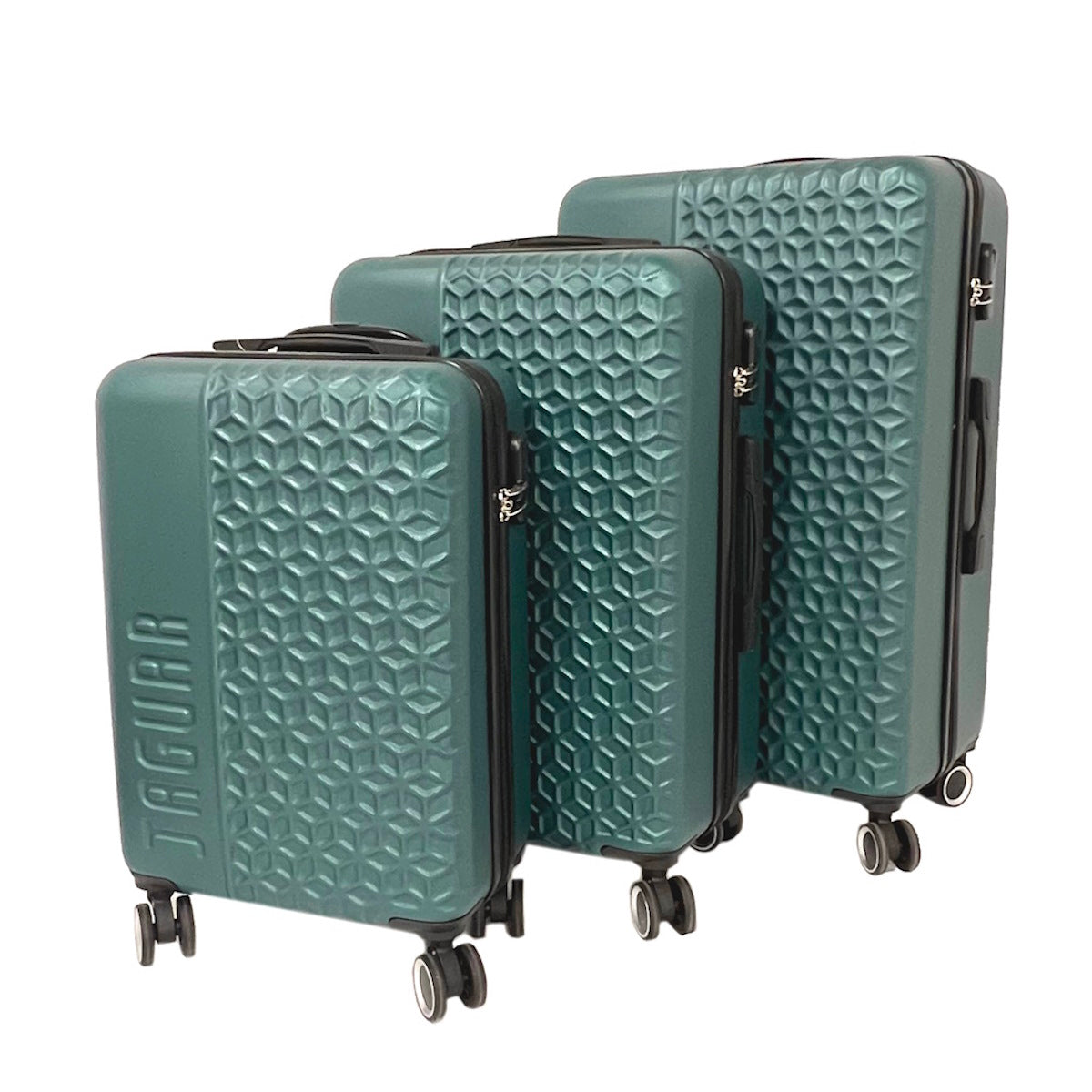 Set of 3 suitcases &amp; trolleys, Jaguar, art. VA701