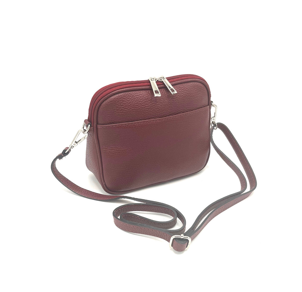 Genuine leather shoulder bag, Made in Italy, art. 112509