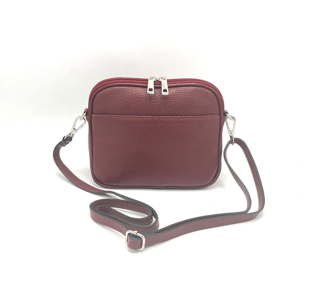 Genuine leather shoulder bag, Made in Italy, art. 112509