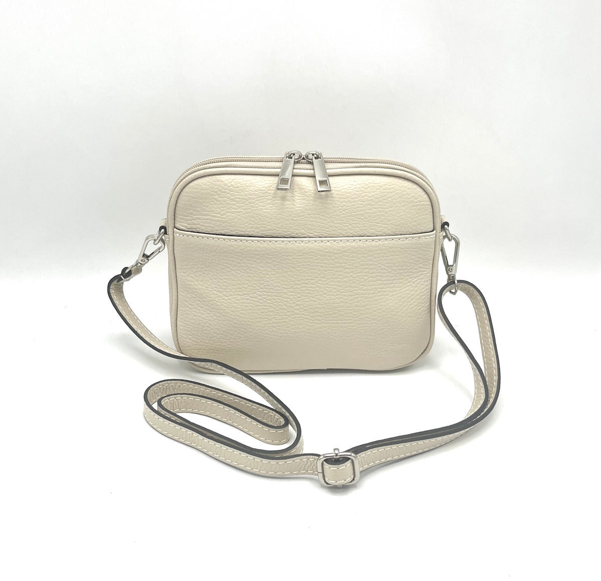 Genuine leather shoulder bag, Made in Italy, art. 112509