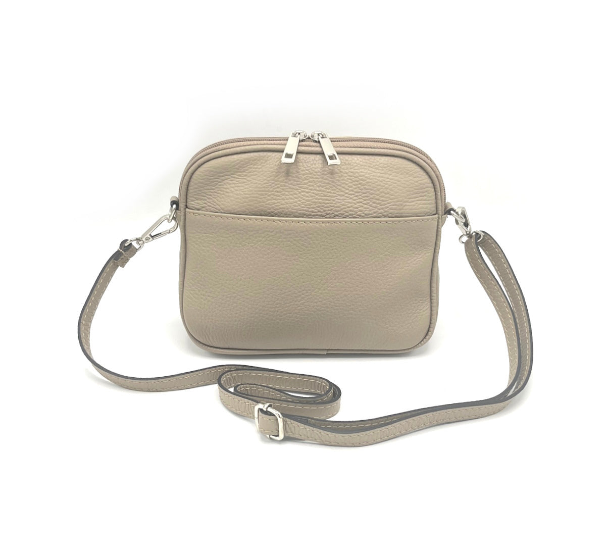 Genuine leather shoulder bag, Made in Italy, art. 112509