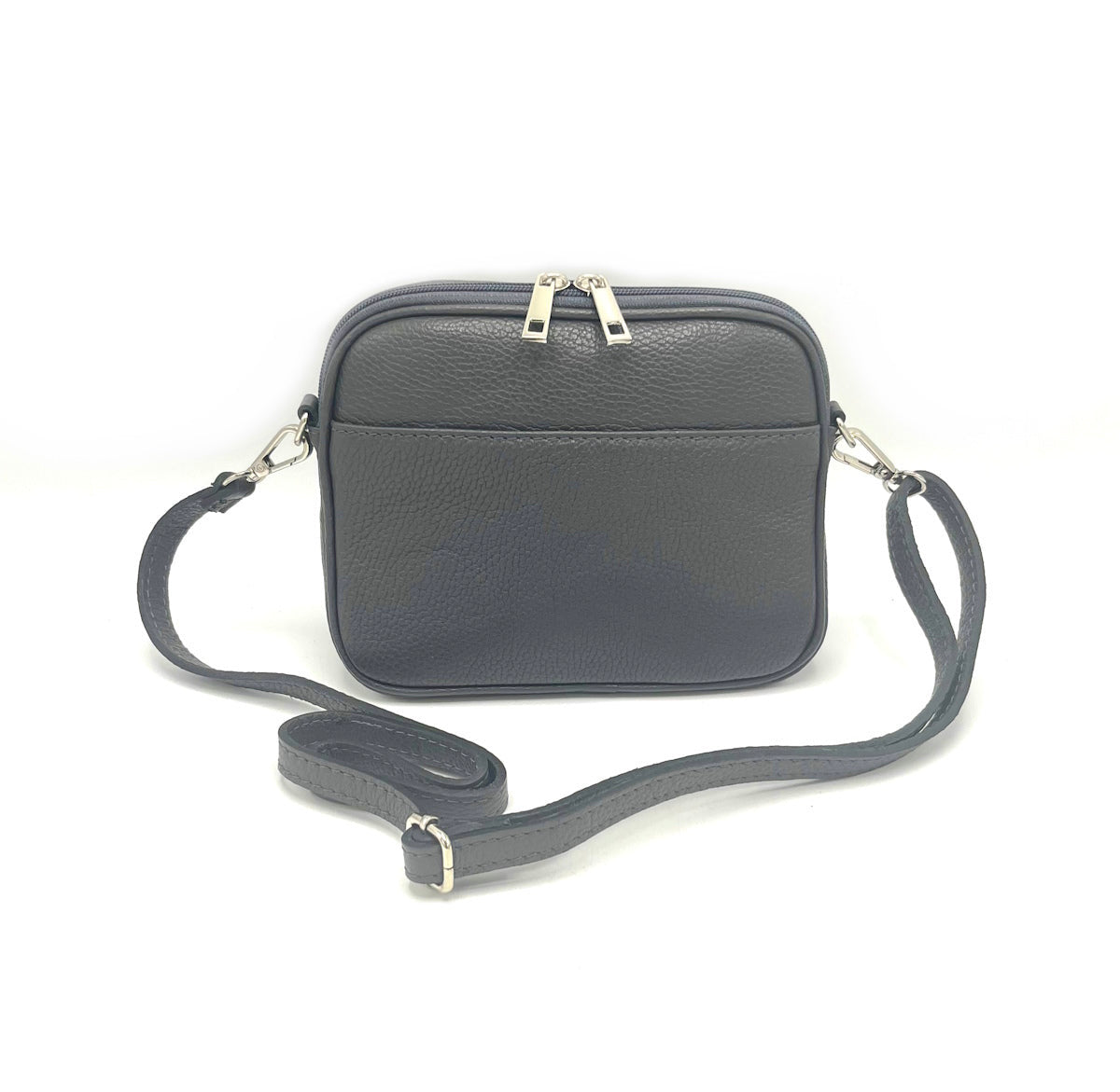 Genuine leather shoulder bag, Made in Italy, art. 112509