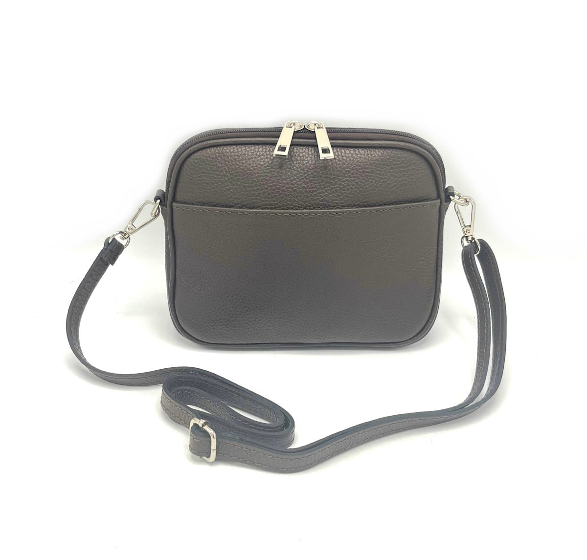 Genuine leather shoulder bag, Made in Italy, art. 112509