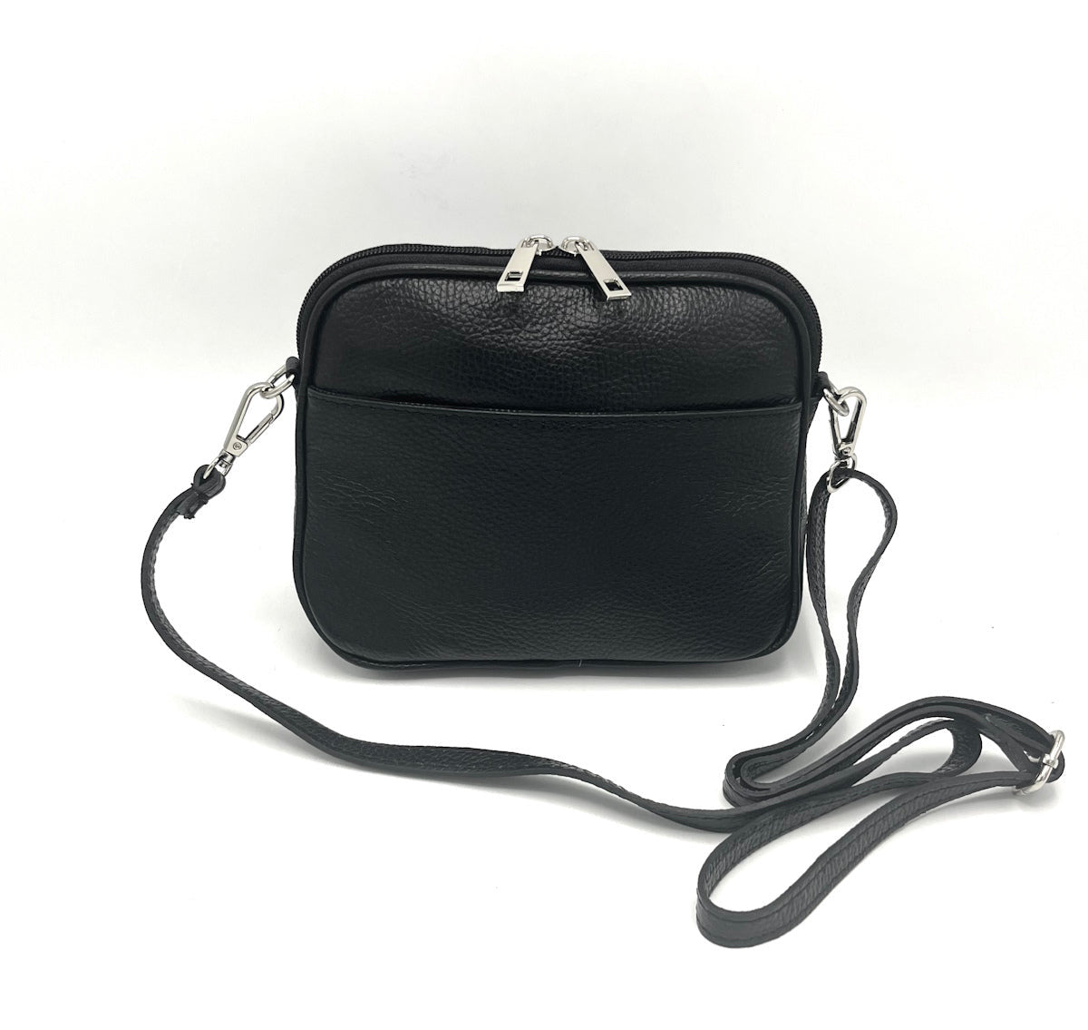 Genuine leather shoulder bag, Made in Italy, art. 112509