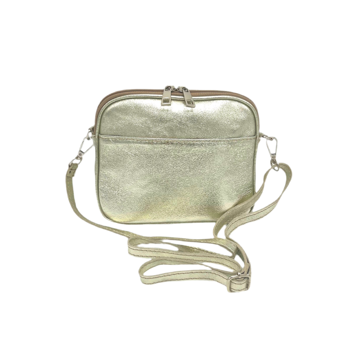 Genuine leather shoulder bag, Made in Italy, art. 112509