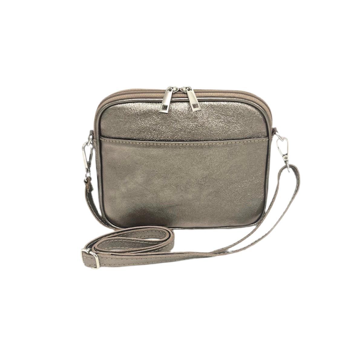 Genuine leather shoulder bag, Made in Italy, art. 112509