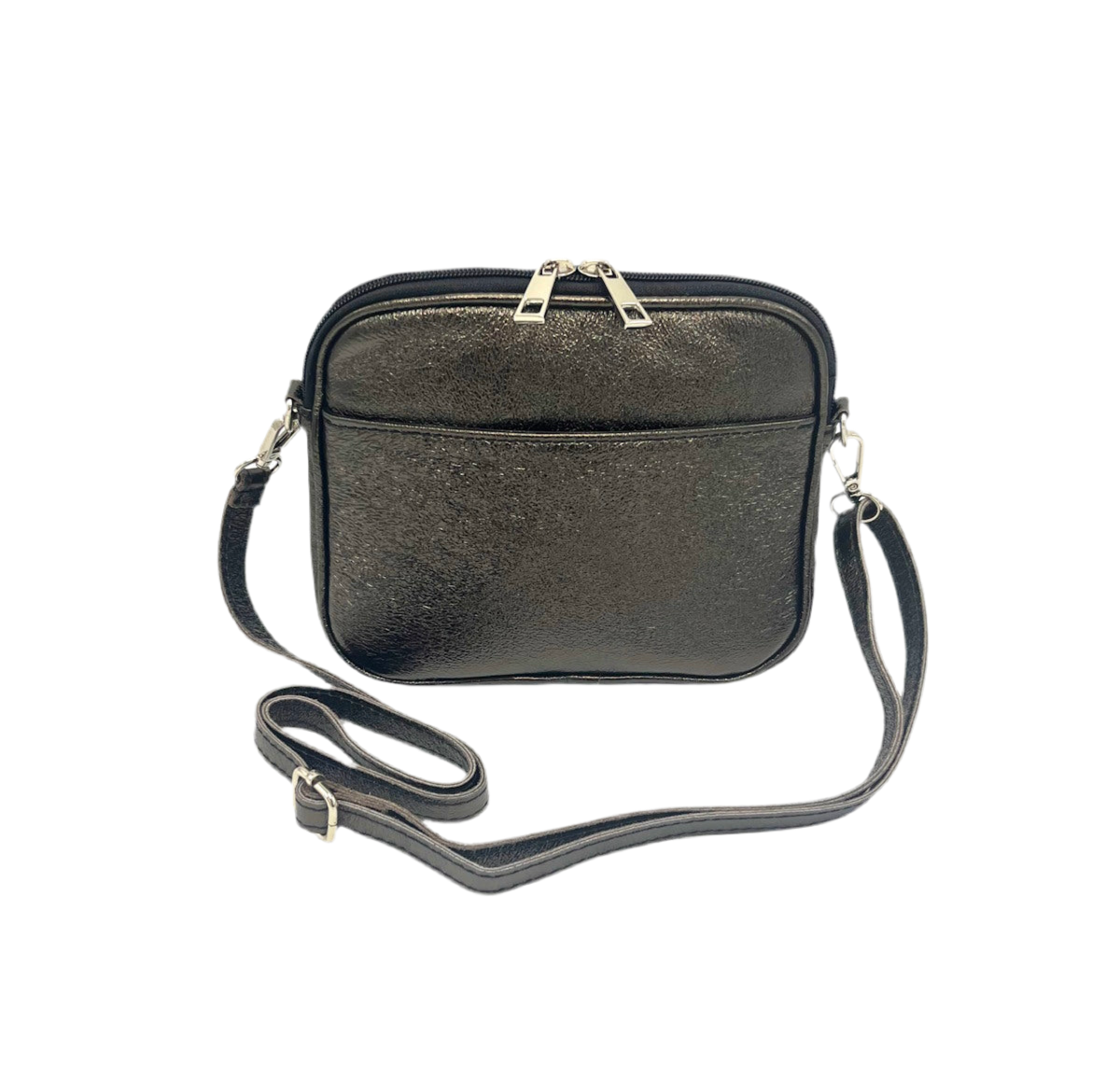 Genuine leather shoulder bag, Made in Italy, art. 112509