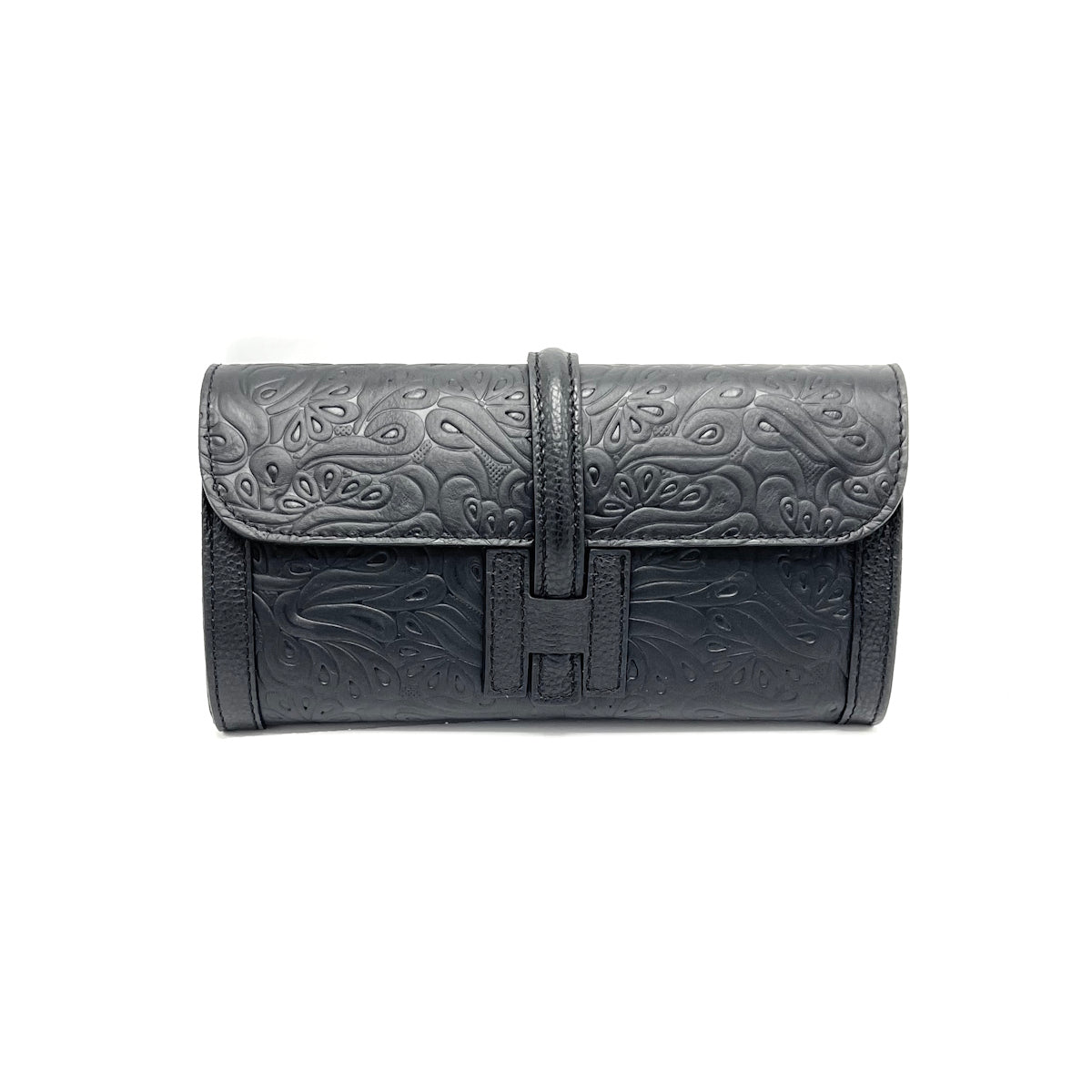 Genuine leather clutch bag, Made in Italy, art. 112612