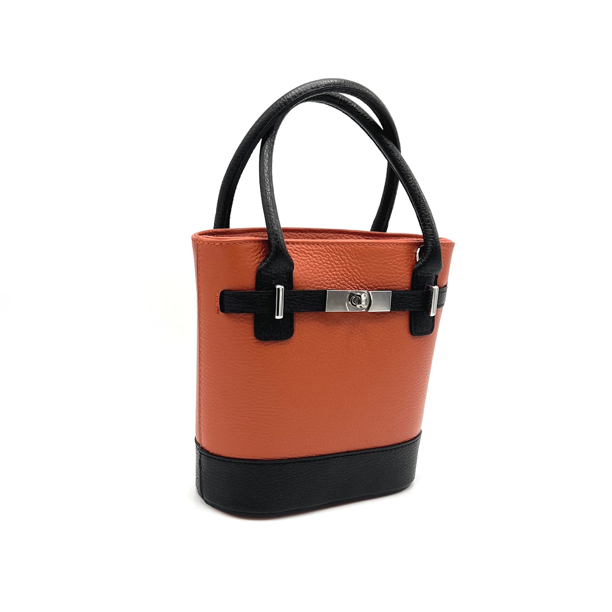 Genuine leather bucket bag, Made in Italy, art. 112610