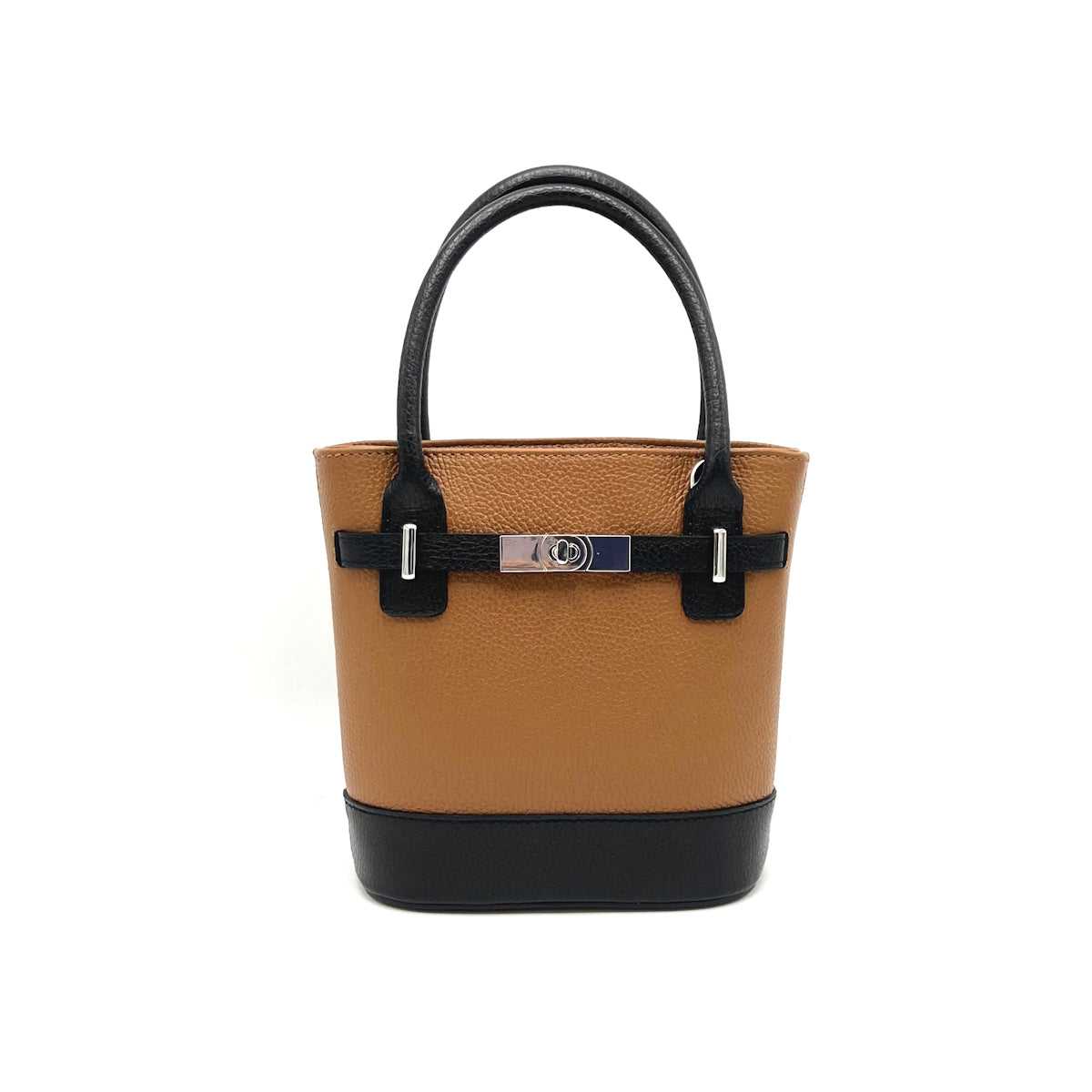 Genuine leather bucket bag, Made in Italy, art. 112610