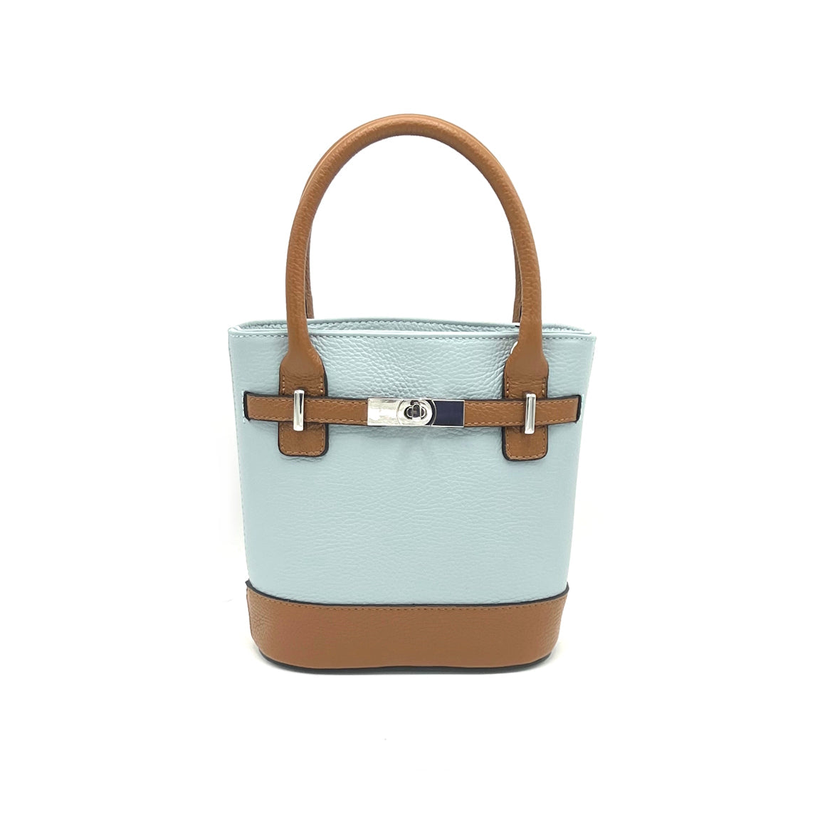 Genuine leather bucket bag, Made in Italy, art. 112610