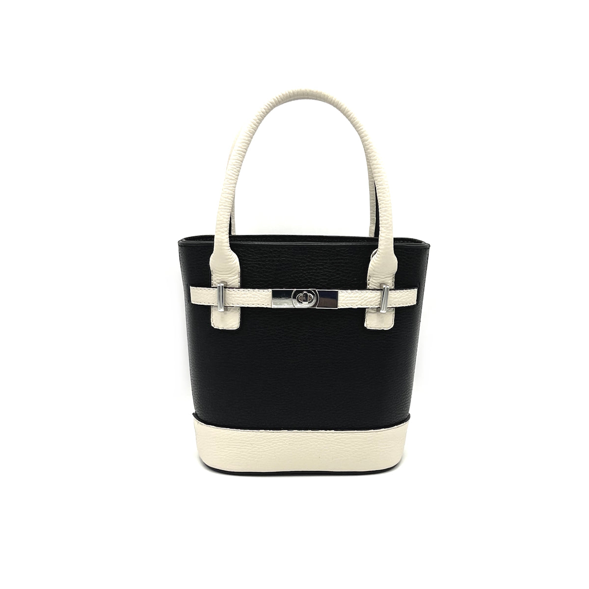 Genuine leather bucket bag, Made in Italy, art. 112610