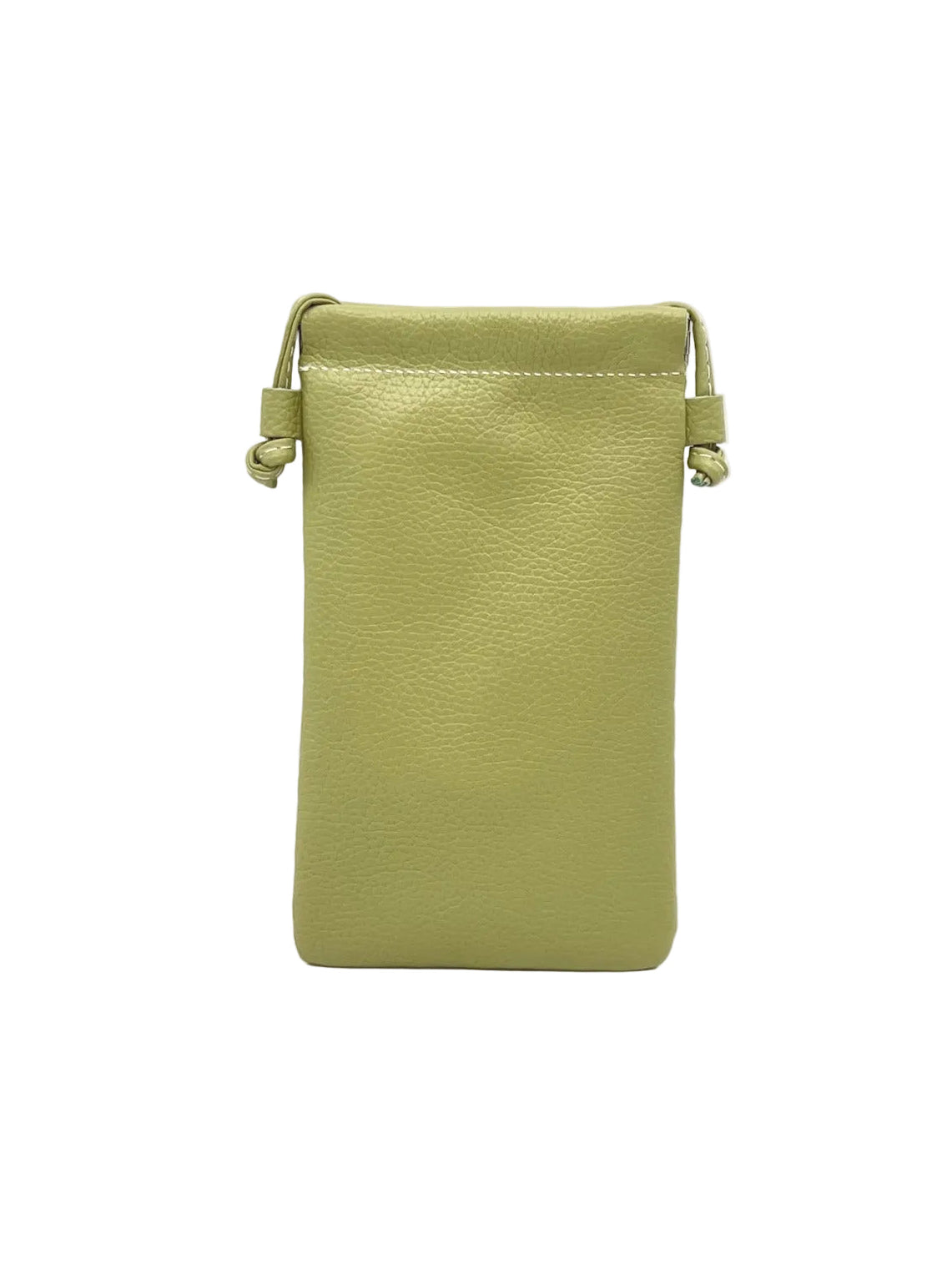 Borsa a tracolla porta cellulare in vera pelle, Made in Italy, art. 112628
