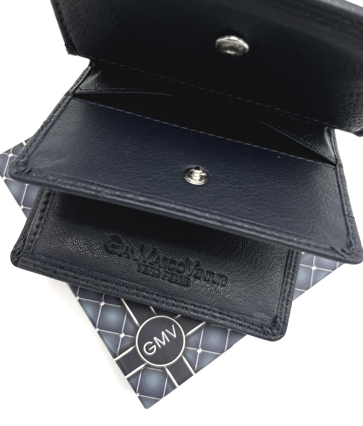 Portafoglio in vera pelle, marca GMV, art. GMV80-23