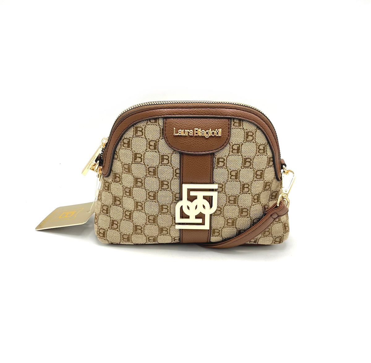 Eco leather shoulder bag, Laura Biagiotti, art. LB24255-10