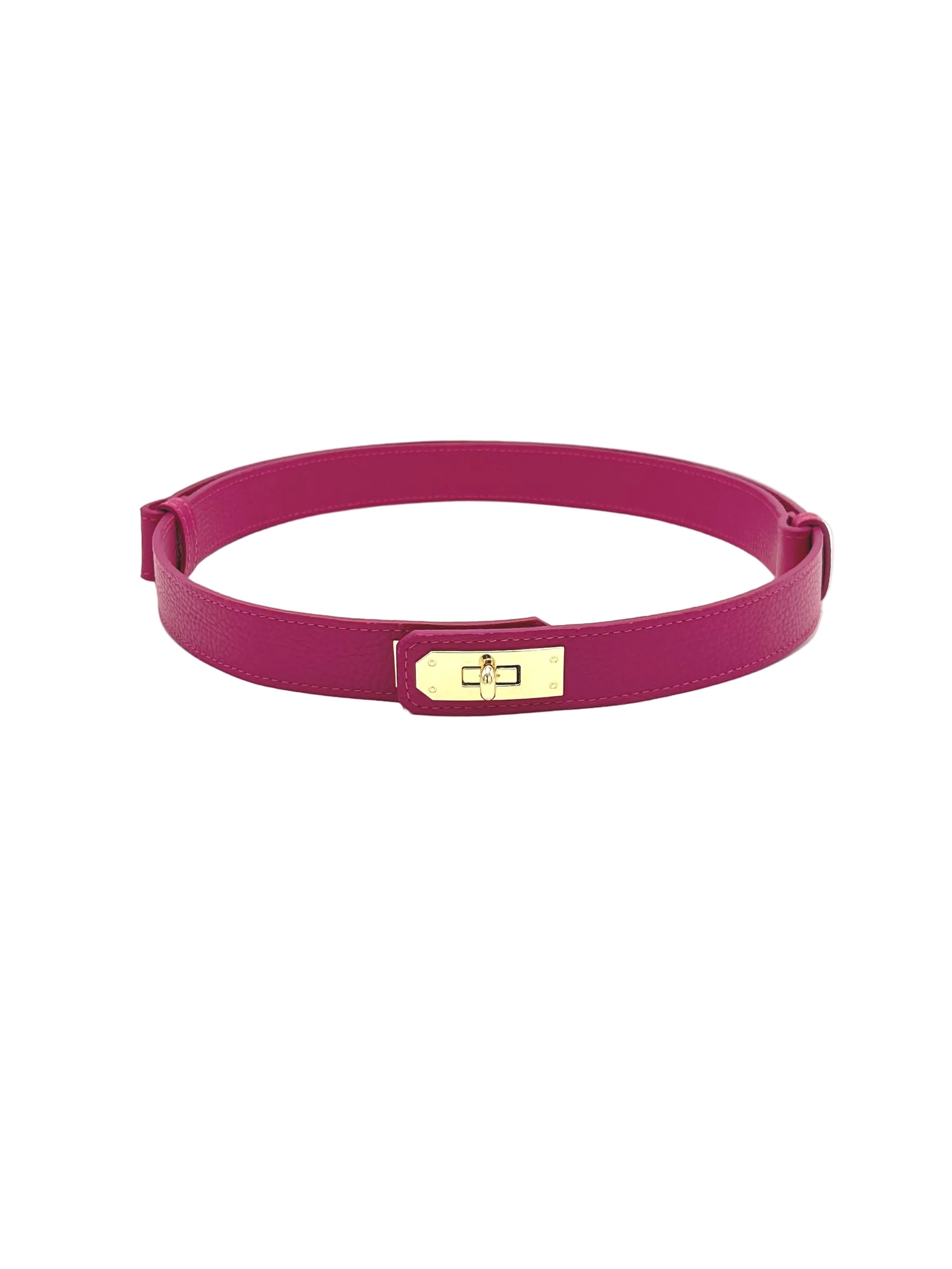 Women’s Adjustable Genuine Leather Dress Belt, Made in Italy, art. 602002