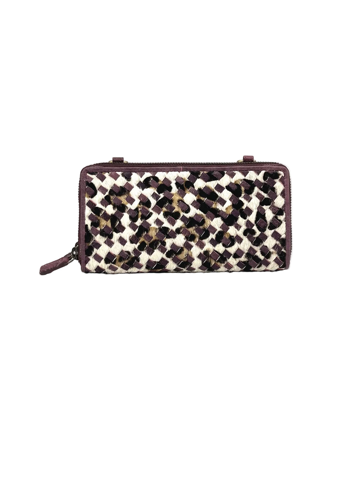 Washed Leather and Calf Hair Crossbody Bag, art. LE059