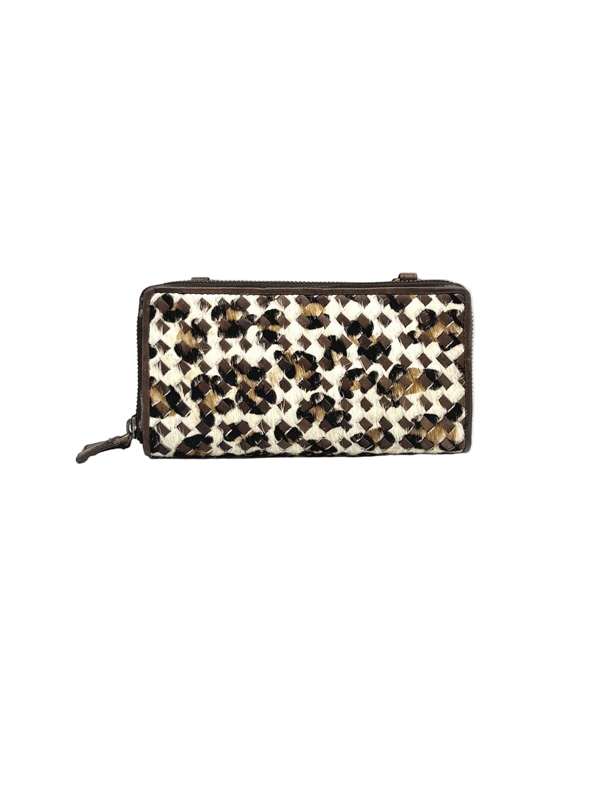 Washed Leather and Calf Hair Crossbody Bag, art. LE059